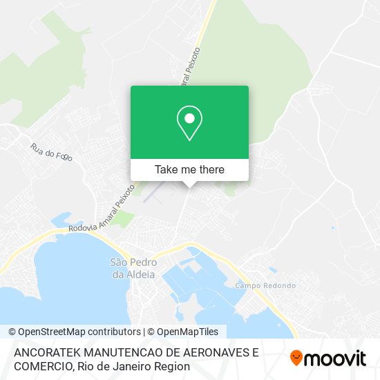 Mapa ANCORATEK MANUTENCAO DE AERONAVES E COMERCIO