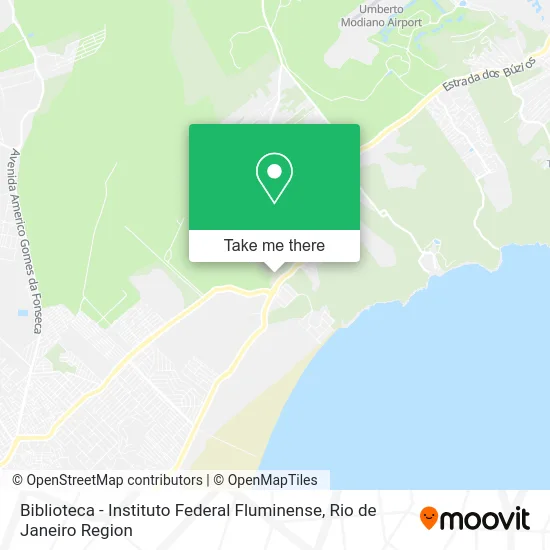 Biblioteca - Instituto Federal Fluminense map