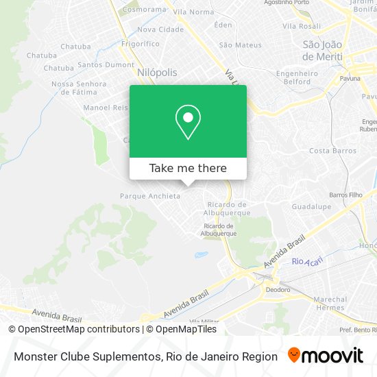 Monster Clube Suplementos map