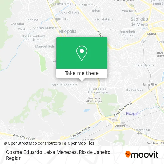 Cosme Eduardo Leixa Menezes map