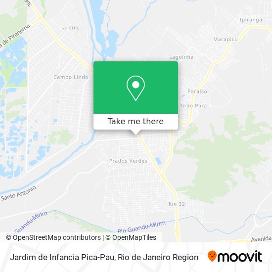 Mapa Jardim de Infancia Pica-Pau