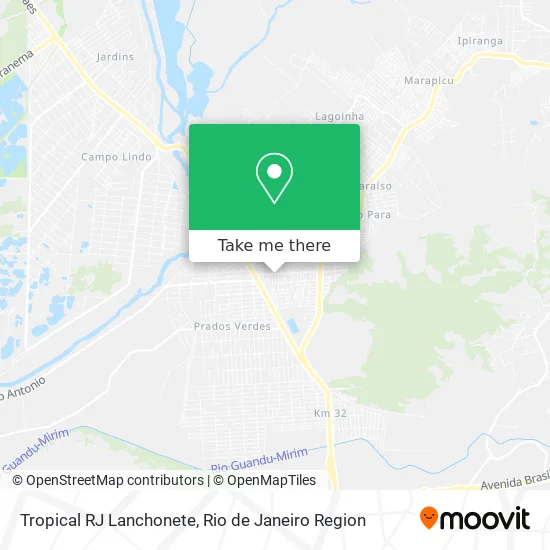 Tropical RJ Lanchonete map