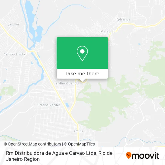 Rm Distribuidora de Agua e Carvao Ltda map