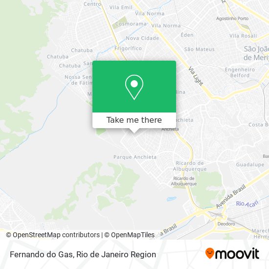 Fernando do Gas map