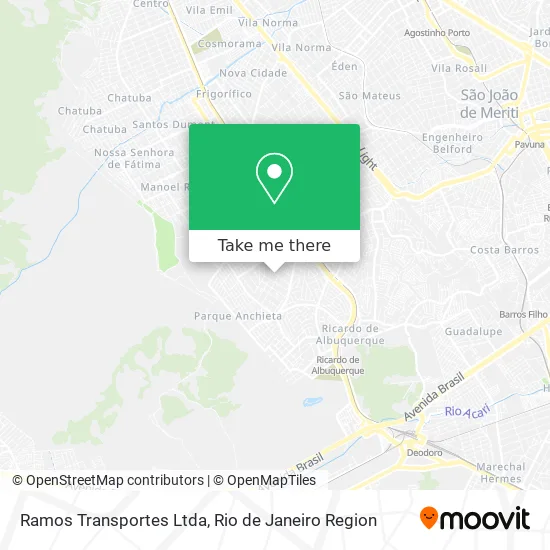 Ramos Transportes Ltda map