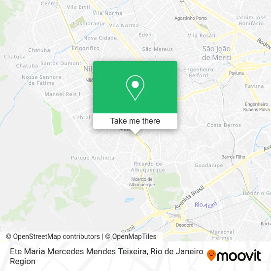 Ete Maria Mercedes Mendes Teixeira map