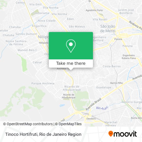 Tinoco Hortifruti map