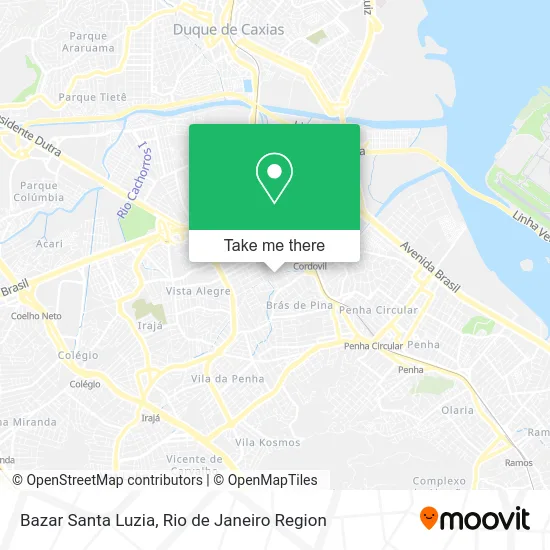 Bazar Santa Luzia map