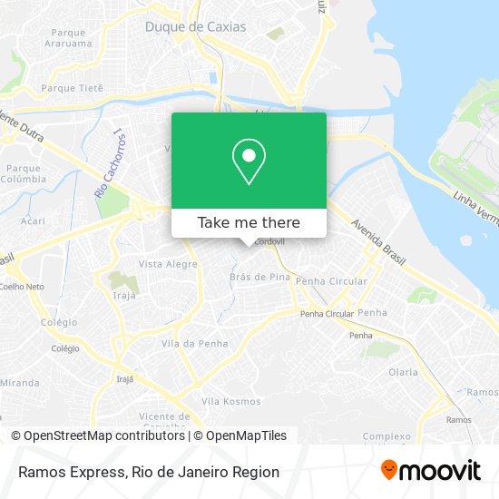 Ramos Express map