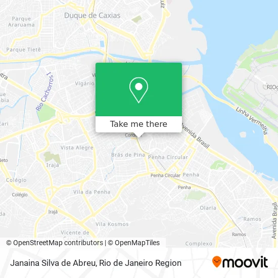Janaina Silva de Abreu map