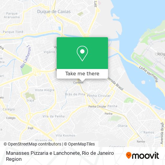 Manasses Pizzaria e Lanchonete map