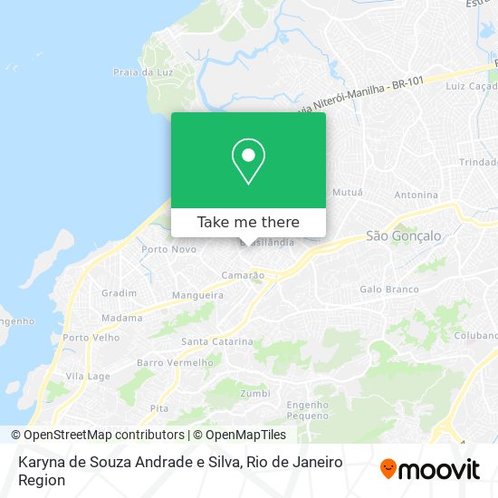 Karyna de Souza Andrade e Silva map