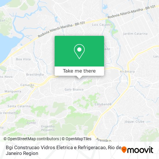 Mapa Bgi Construcao Vidros Eletrica e Refrigeracao