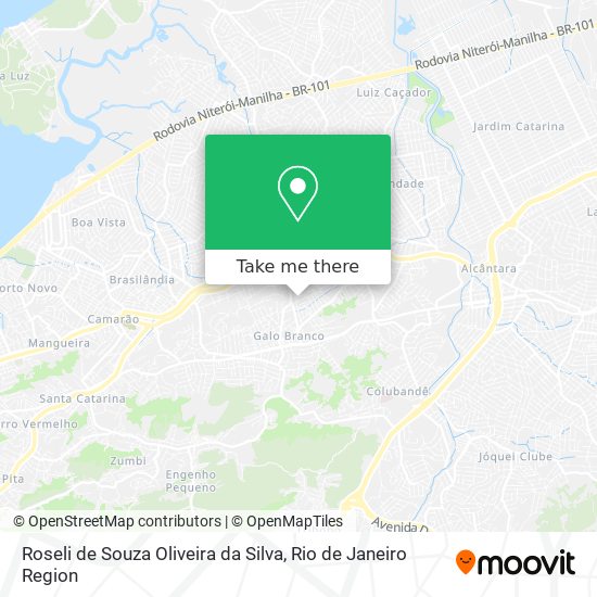 Mapa Roseli de Souza Oliveira da Silva