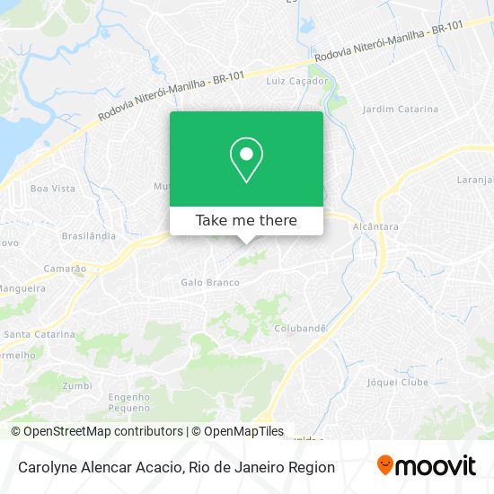 Carolyne Alencar Acacio map