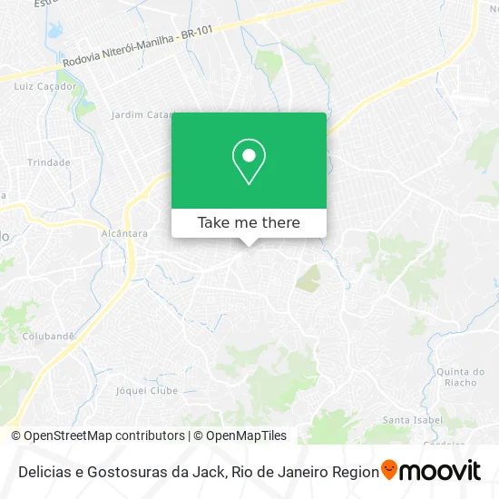 Delicias e Gostosuras da Jack map