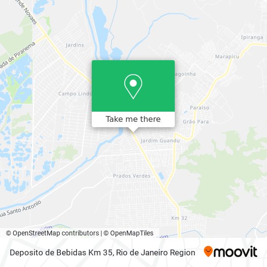 Mapa Deposito de Bebidas Km 35