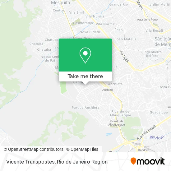 Vicente Transpostes map