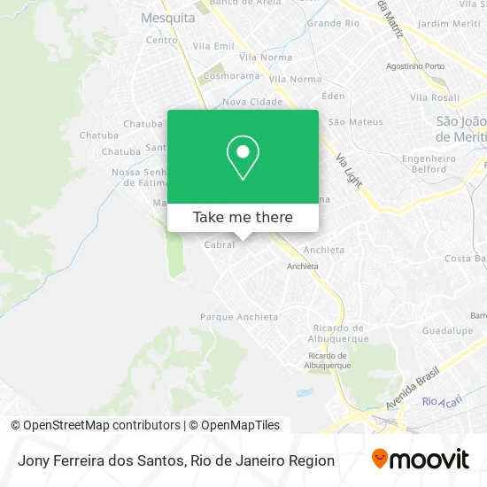 Jony Ferreira dos Santos map