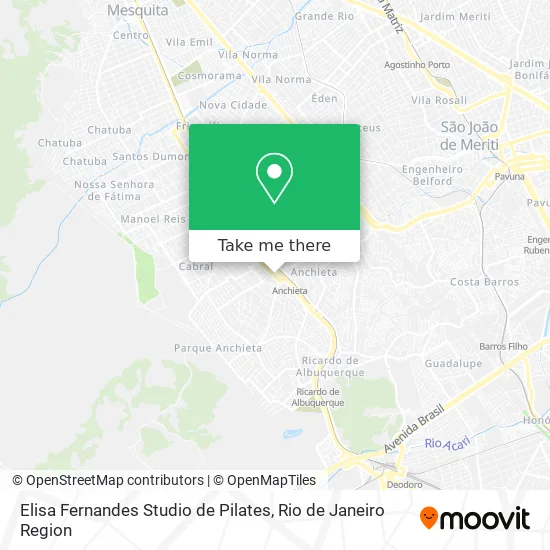 Elisa Fernandes Studio de Pilates map