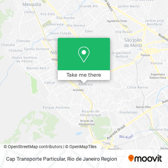 Cap Transporte Particular map