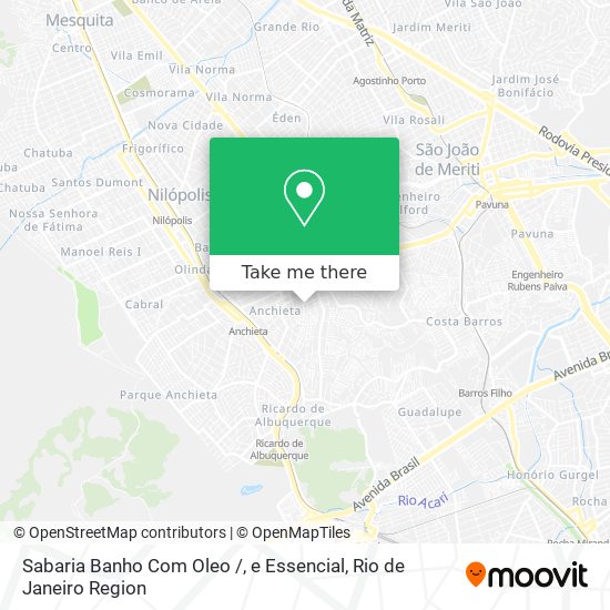 Mapa Sabaria Banho Com Oleo /, e Essencial