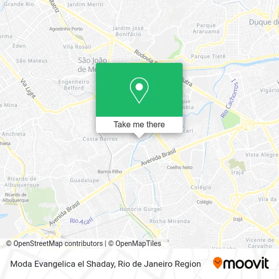 Moda Evangelica el Shaday map