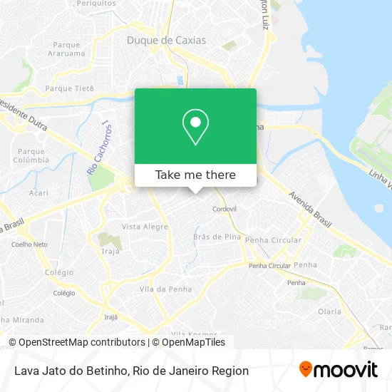 Lava Jato do Betinho map