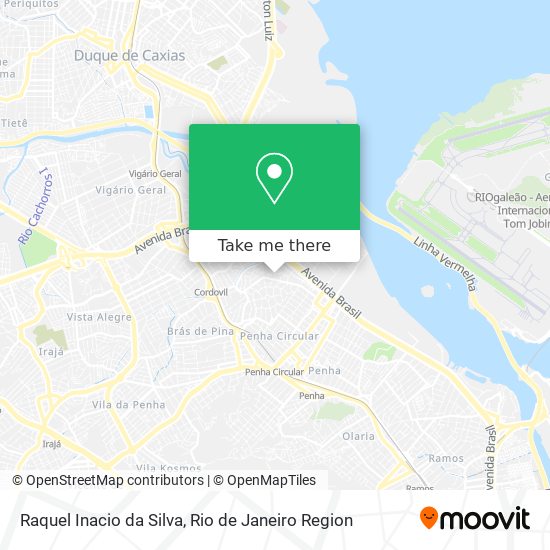 Raquel Inacio da Silva map