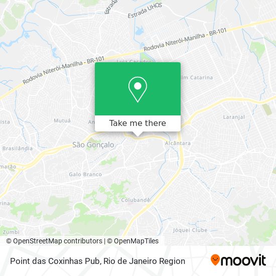 Point das Coxinhas Pub map