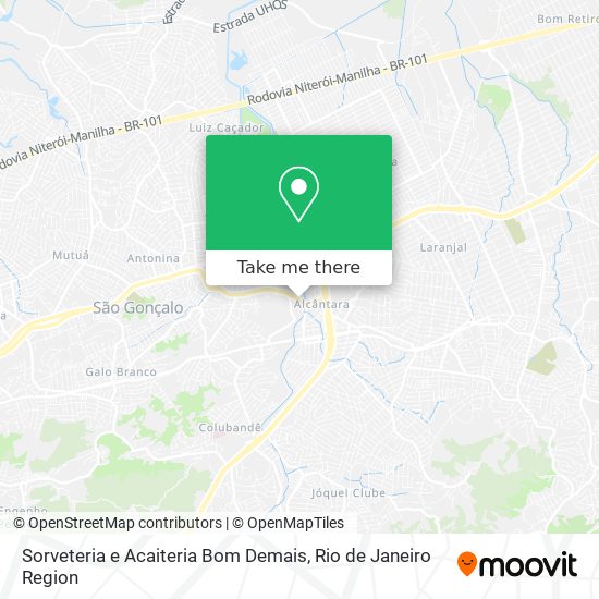 Sorveteria e Acaiteria Bom Demais map