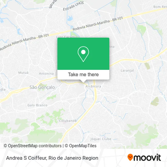 Andrea S Coiffeur map
