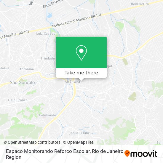 Espaco Monitorando Reforco Escolar map