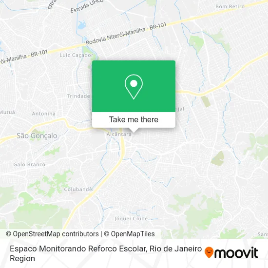 Espaco Monitorando Reforco Escolar map