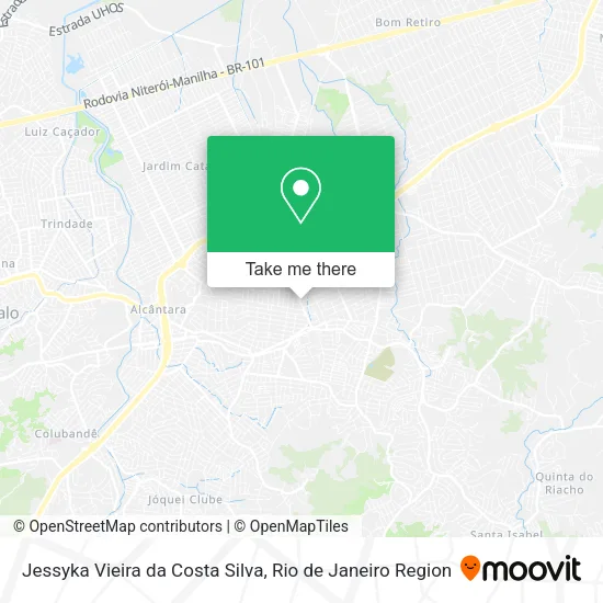 Jessyka Vieira da Costa Silva map