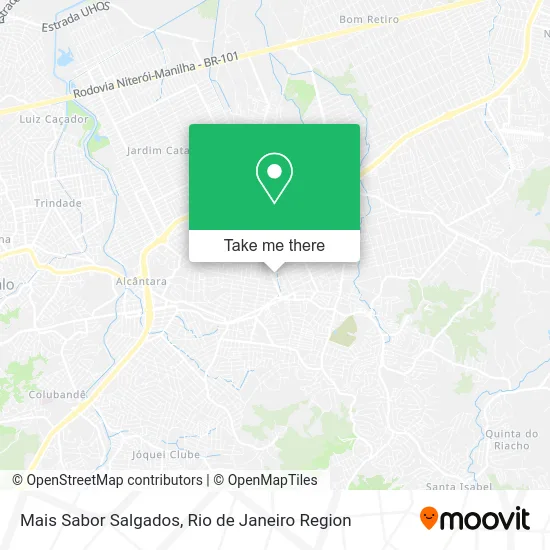 Mais Sabor Salgados map