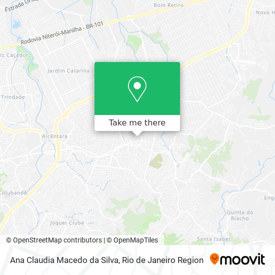 Ana Claudia Macedo da Silva map