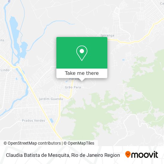 Claudia Batista de Mesquita map