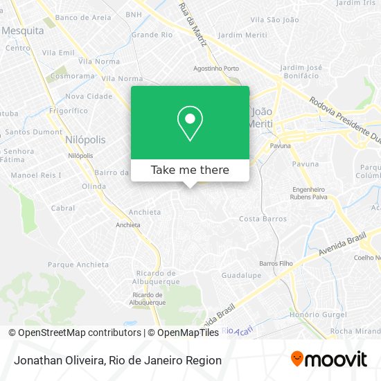 Mapa Jonathan Oliveira