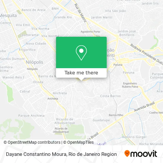 Dayane Constantino Moura map