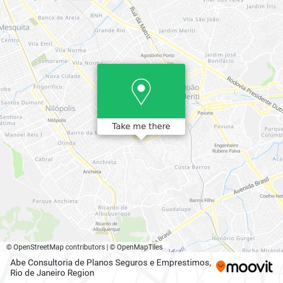 Abe Consultoria de Planos Seguros e Emprestimos map