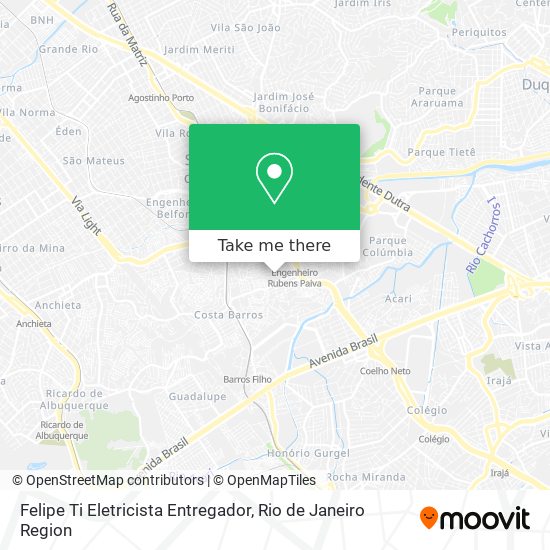 Felipe Ti Eletricista Entregador map