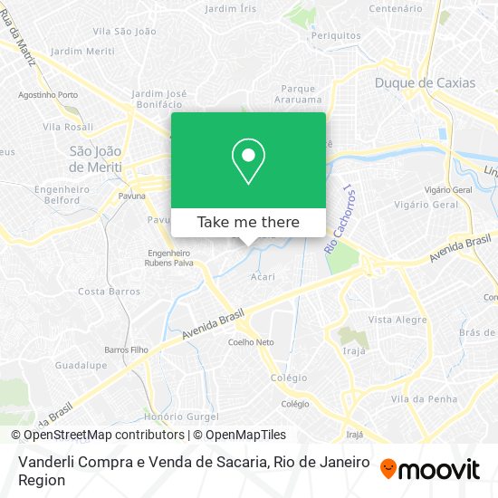 Mapa Vanderli Compra e Venda de Sacaria