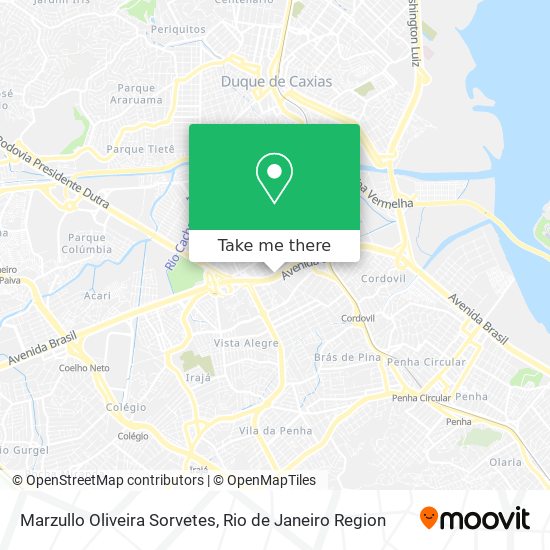 Marzullo Oliveira Sorvetes map