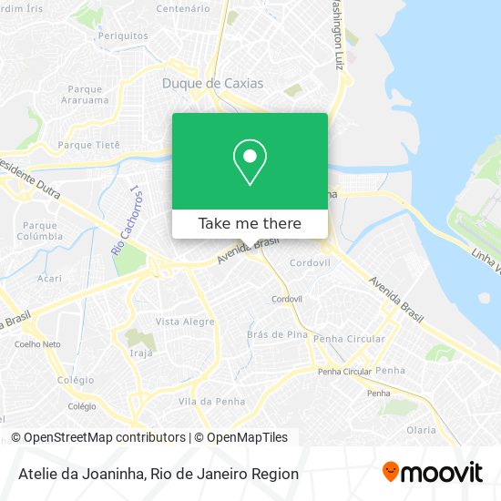 Mapa Atelie da Joaninha