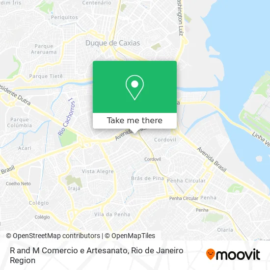 R and M Comercio e Artesanato map