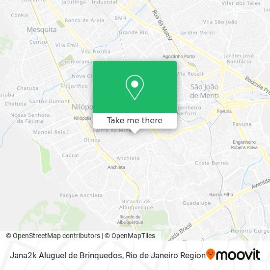 Jana2k Aluguel de Brinquedos map