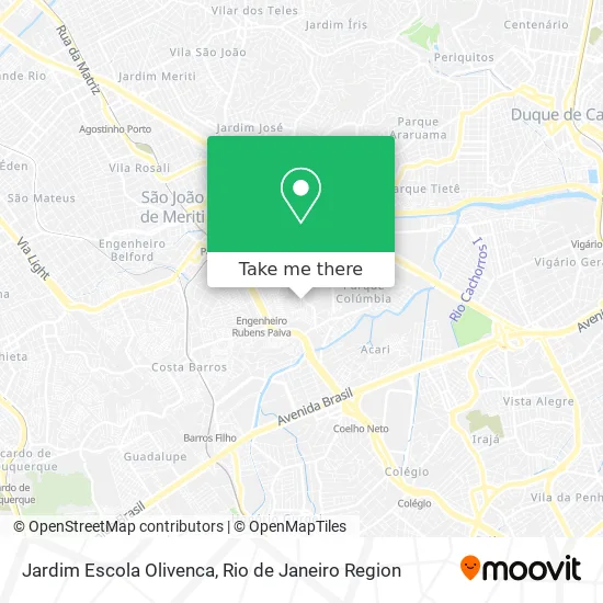 Jardim Escola Olivenca map