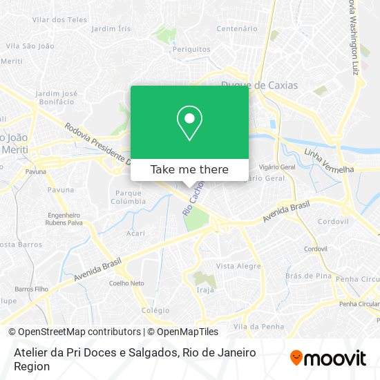 Atelier da Pri Doces e Salgados map