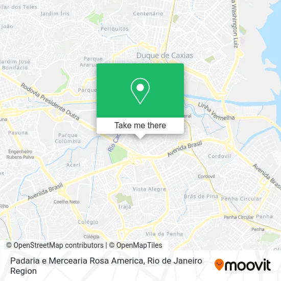 Padaria e Mercearia Rosa America map